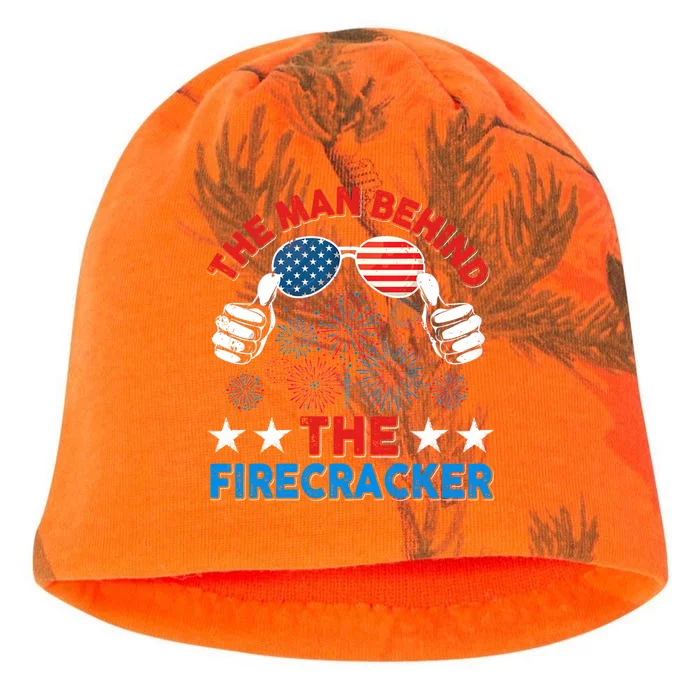 Funny 4th Of July The Behind The Firecracker Patriotic Gift Kati - Camo Knit Beanie