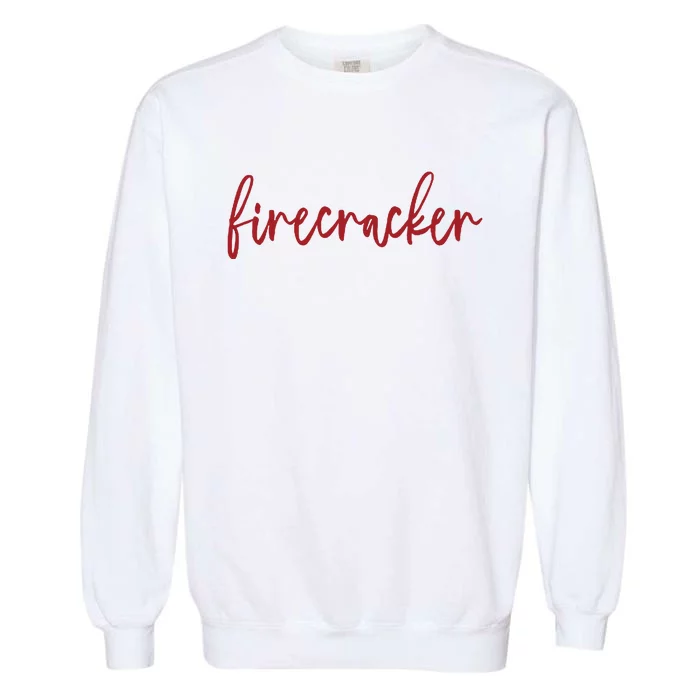 Firecracker 4th Of July Garment-Dyed Sweatshirt