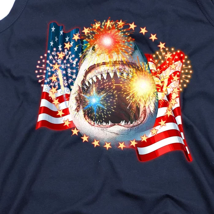 Fourth 4th Of July Fireworks Shark Tank Top