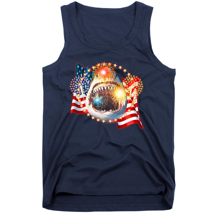 Fourth 4th Of July Fireworks Shark Tank Top