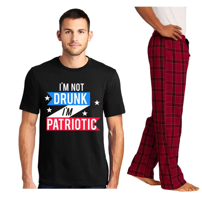 Funny 4th of July Beer Design Patriotic America Celebration Pajama Set