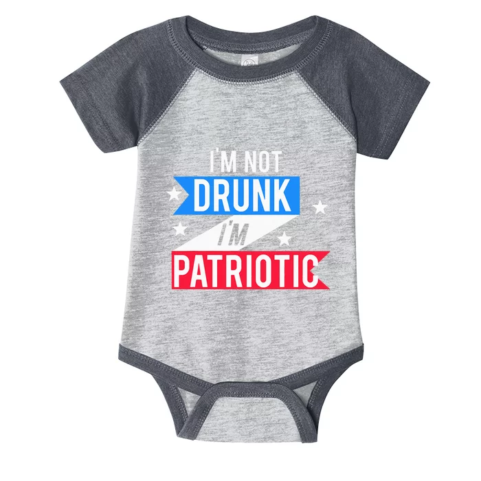 Funny 4th of July Beer Design Patriotic America Celebration Infant Baby Jersey Bodysuit