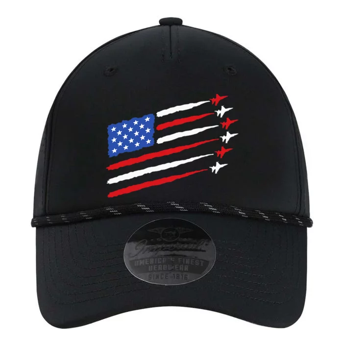 Funny 4th of July Fighter Jets USA American Flag Celebration Performance The Dyno Cap