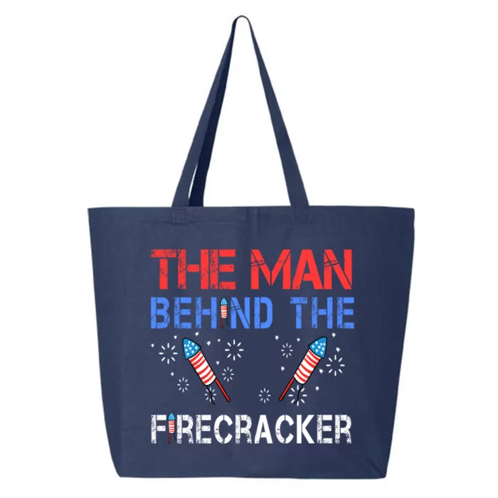 Funny 4th Of July The Behind The Firecracker Daddy Gift 25L Jumbo Tote