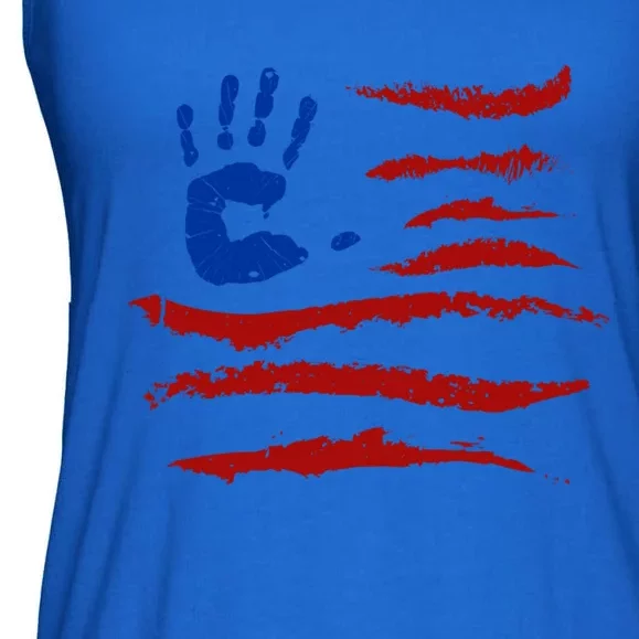 Firecrackers 4th Of July Usa America Flag Firework Funny Gift Ladies Essential Flowy Tank