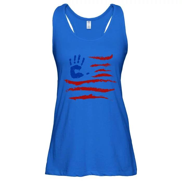 Firecrackers 4th Of July Usa America Flag Firework Funny Gift Ladies Essential Flowy Tank