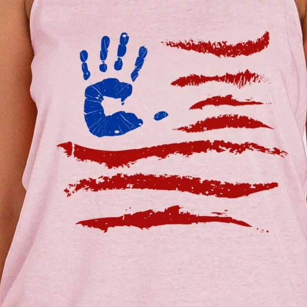 Firecrackers 4th Of July Usa America Flag Firework Funny Gift Women's Knotted Racerback Tank