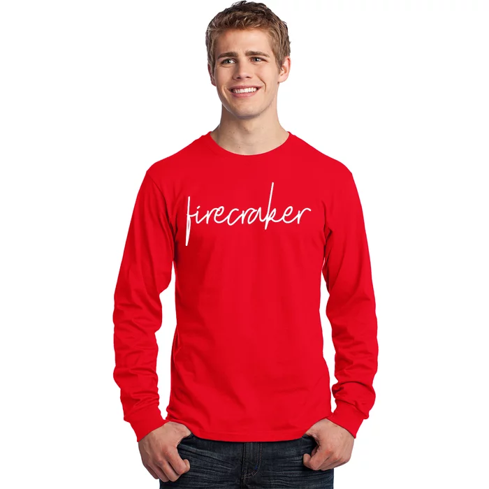 Firecracker 4th Of July Long Sleeve Shirt