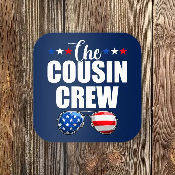 Family 4th Of July Matching Cousin Crew Coaster