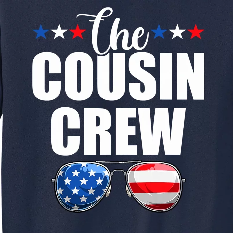 Family 4th Of July Matching Cousin Crew Tall Sweatshirt