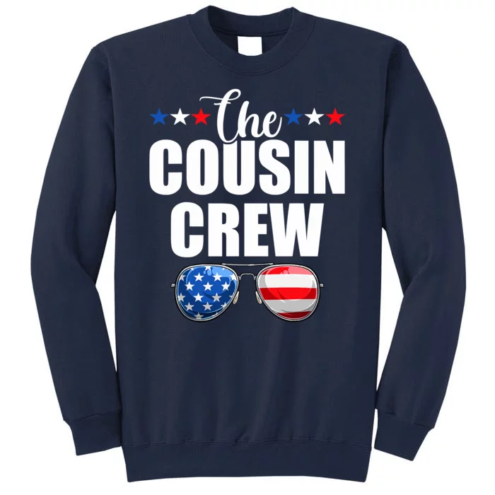 Family 4th Of July Matching Cousin Crew Tall Sweatshirt