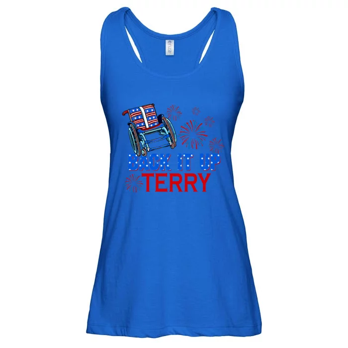 Funny 4th Of July Firework Back Up Terry Put It In Reverse Gift Ladies Essential Flowy Tank