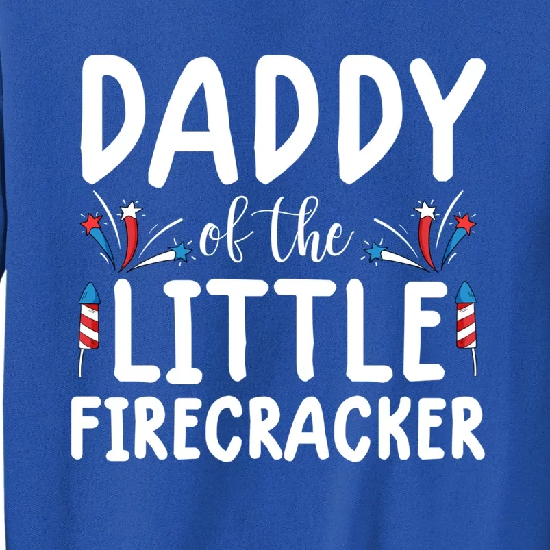 Funny 4th Of July Funny Gift Tee Daddy Little Firecracker Gift Sweatshirt