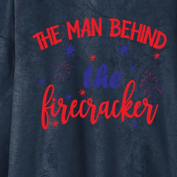 Funny 4th Of July The Behind The Firecracker Patriotic Gift Hooded Wearable Blanket