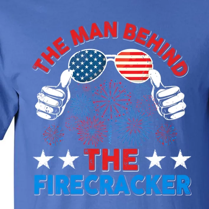 Funny 4th Of July The Behind The Firecracker Patriotic Gift Tall T-Shirt