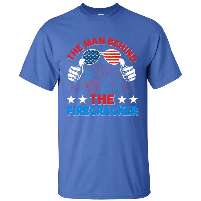 Funny 4th Of July The Behind The Firecracker Patriotic Gift Tall T-Shirt