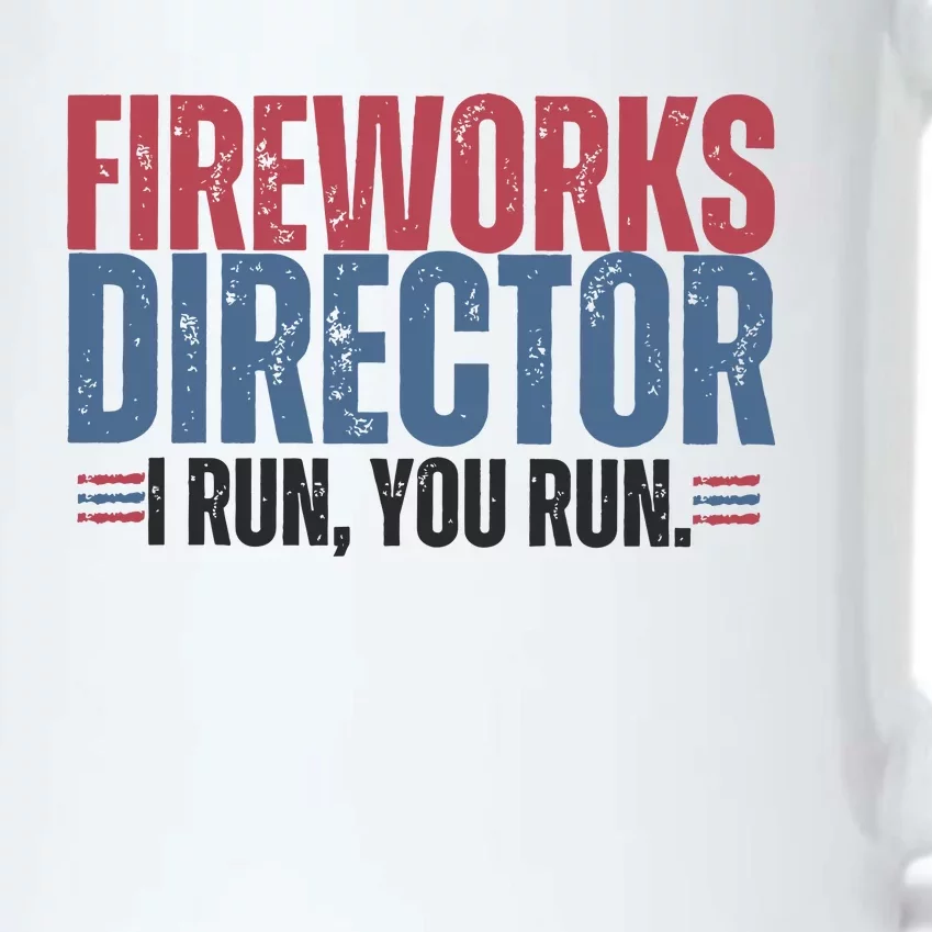 Funny 4th Of July Fireworks Director Independence Day Black Color Changing Mug