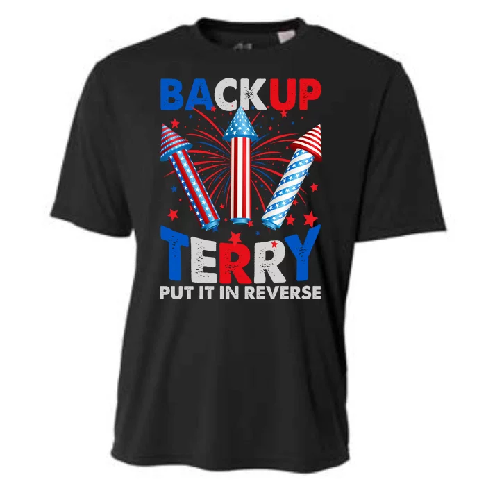 Fouth 4th Of July Back Up Terry Put It In Reverse Cooling Performance Crew T-Shirt