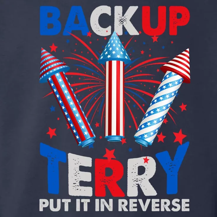 Fouth 4th Of July Back Up Terry Put It In Reverse Toddler Hoodie