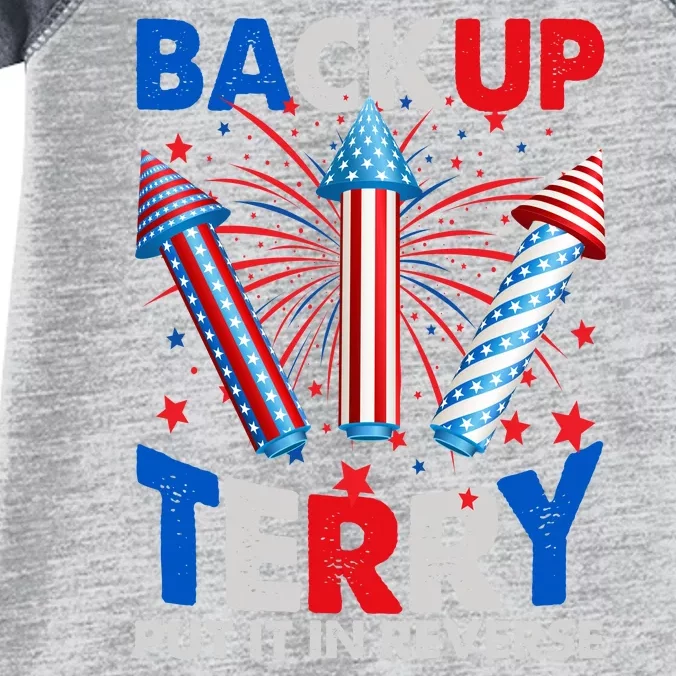 Fouth 4th Of July Back Up Terry Put It In Reverse Infant Baby Jersey Bodysuit