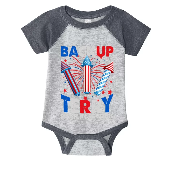 Fouth 4th Of July Back Up Terry Put It In Reverse Infant Baby Jersey Bodysuit