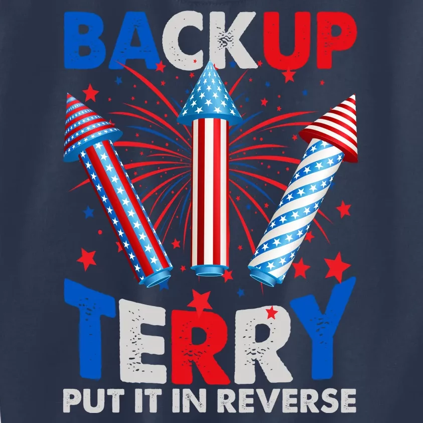 Fouth 4th Of July Back Up Terry Put It In Reverse Kids Sweatshirt