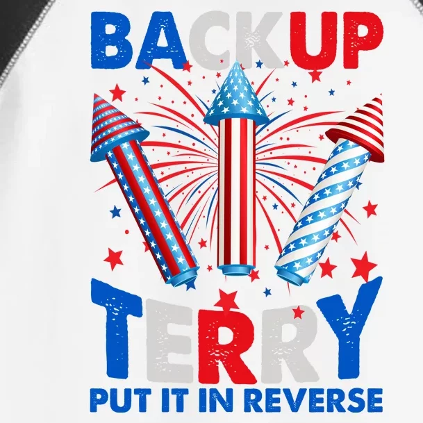 Fouth 4th Of July Back Up Terry Put It In Reverse Toddler Fine Jersey T-Shirt