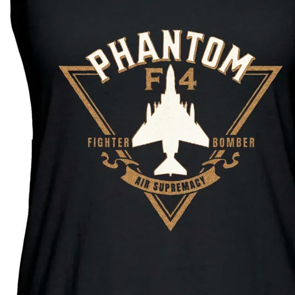 F 4 Phantom II Naval Fighter Bomber Jet Interceptor Aircraft Ladies Essential Flowy Tank