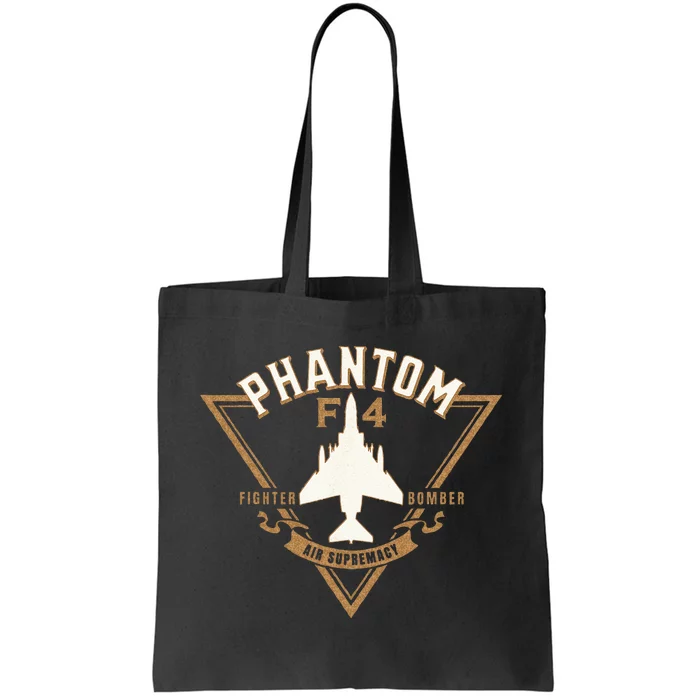 F 4 Phantom II Naval Fighter Bomber Jet Interceptor Aircraft Tote Bag