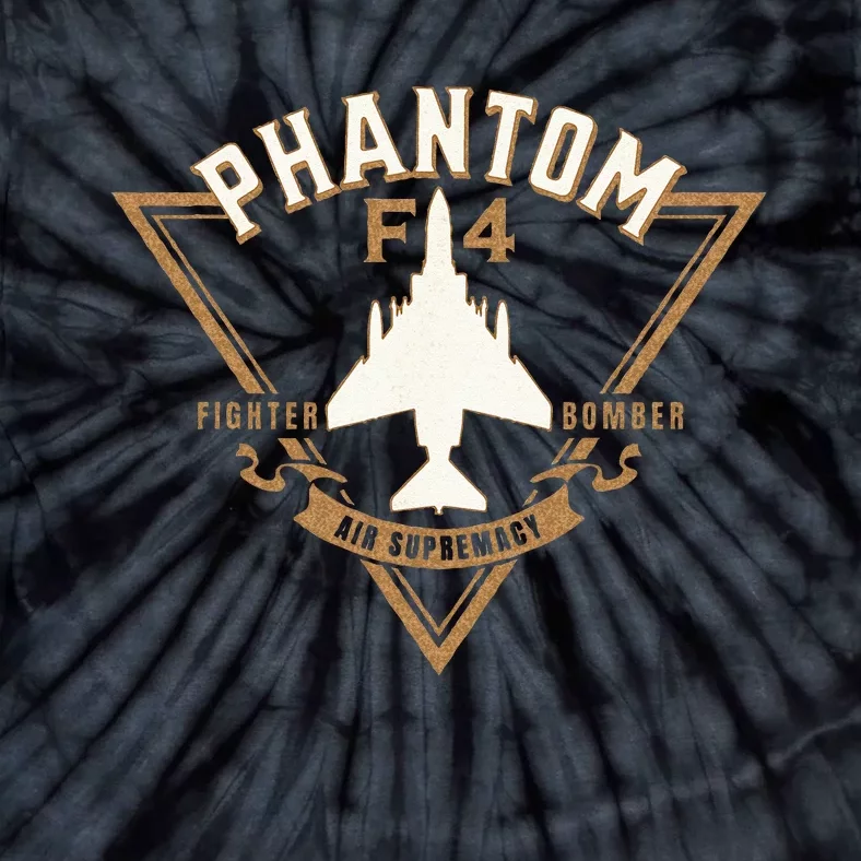 F 4 Phantom II Naval Fighter Bomber Jet Interceptor Aircraft Tie-Dye T-Shirt