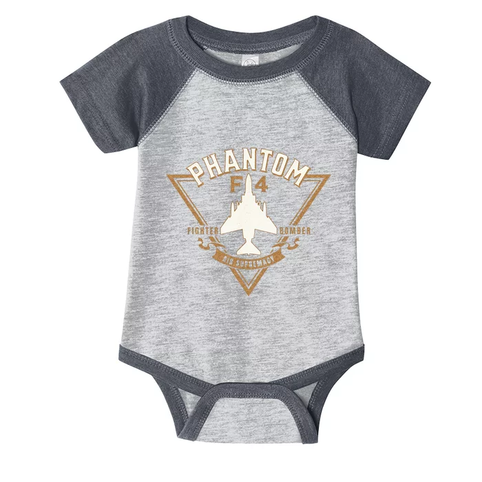 F 4 Phantom II Naval Fighter Bomber Jet Interceptor Aircraft Infant Baby Jersey Bodysuit