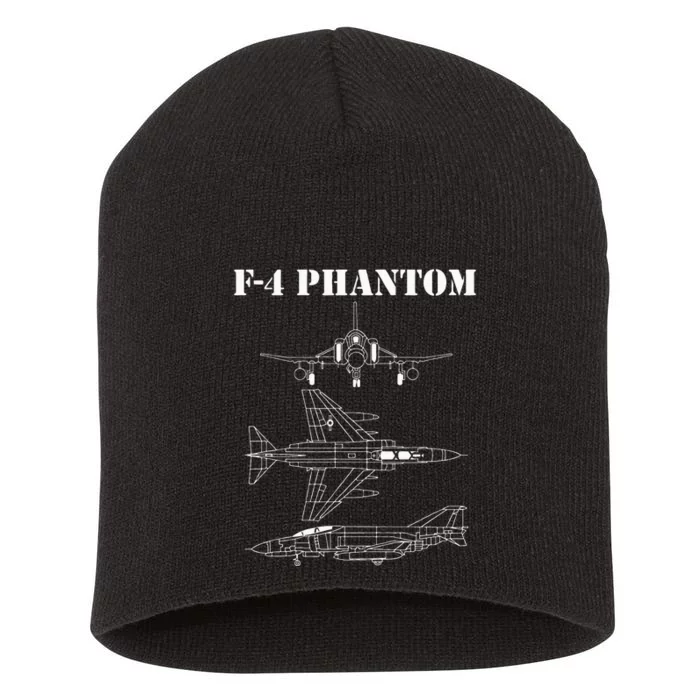 F 4 Phantom Fighter Jet Airplane Pilot Military Aircraft F4 Short Acrylic Beanie