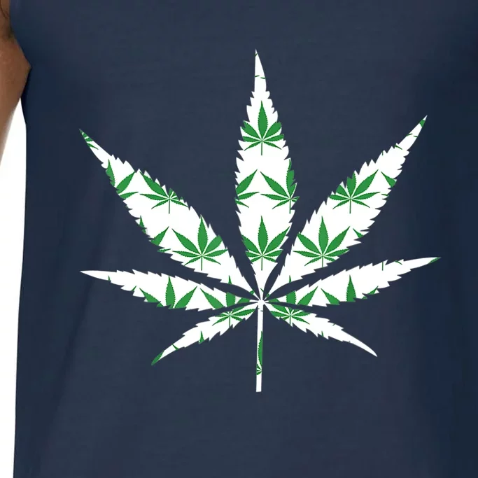 Funny 420 Stoner THC Marijuana Cannabis Weed Pot Leaf Smoker Comfort Colors® Tank Top