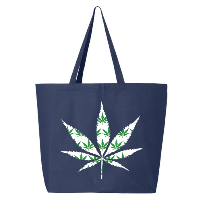 Funny 420 Stoner THC Marijuana Cannabis Weed Pot Leaf Smoker 25L Jumbo Tote