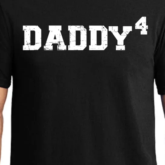 Fourth 4th Time Daddy Dad Of Four Father's Day Gift Pajama Set