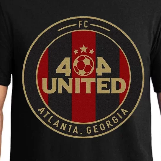 Funny 404 United Atlanta Soccer Fan Jersey Original Pajama Set