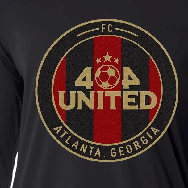 Funny 404 United Atlanta Soccer Fan Jersey Original Cooling Performance Long Sleeve Crew