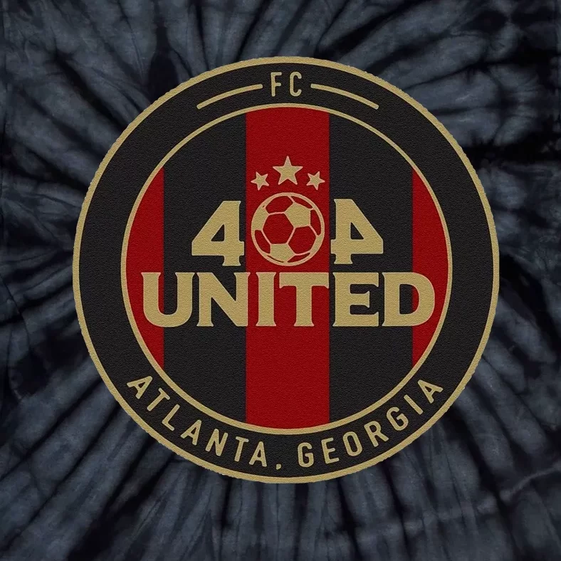 Funny 404 United Atlanta Soccer Fan Jersey Original Tie-Dye T-Shirt