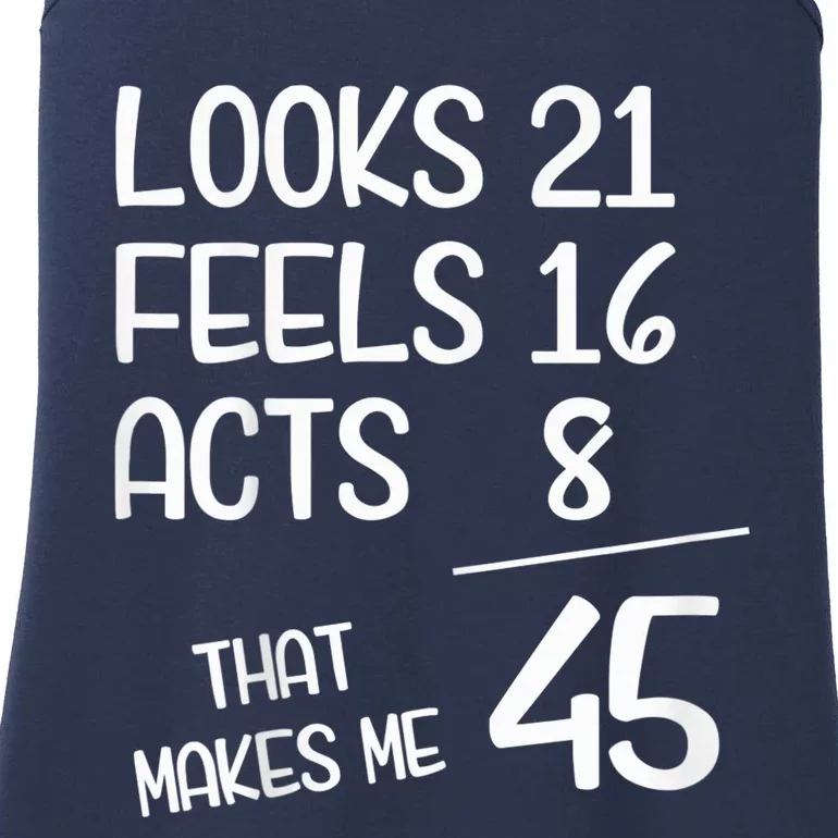 Funny 45 Year Old 45th Birthday Born In 1978 Ladies Essential Tank