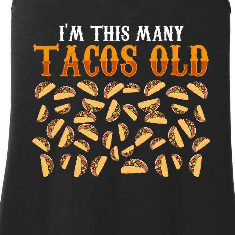 Funny 40 Year Old Taco Lovers Gag Gift 40th Birthday Ladies Essential Tank