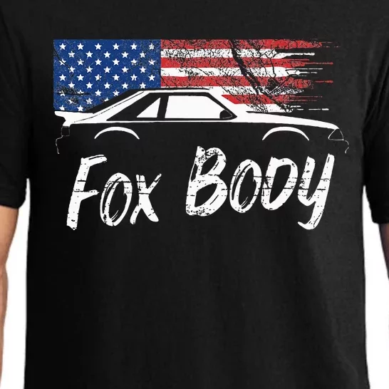 Foxbody 5.0 American Flag Stang Muscle Car Pajama Set