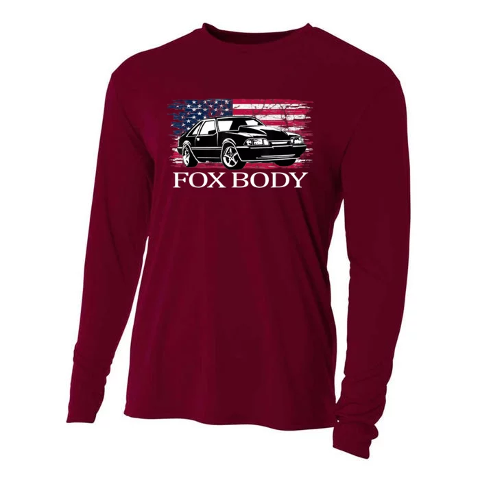 Foxbody 5.0L American Stang Fox Body Muscle Car Cooling Performance Long Sleeve Crew