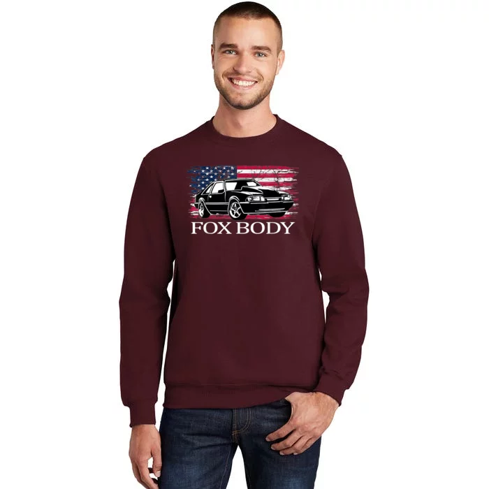 Foxbody 5.0L American Stang Fox Body Muscle Car Tall Sweatshirt