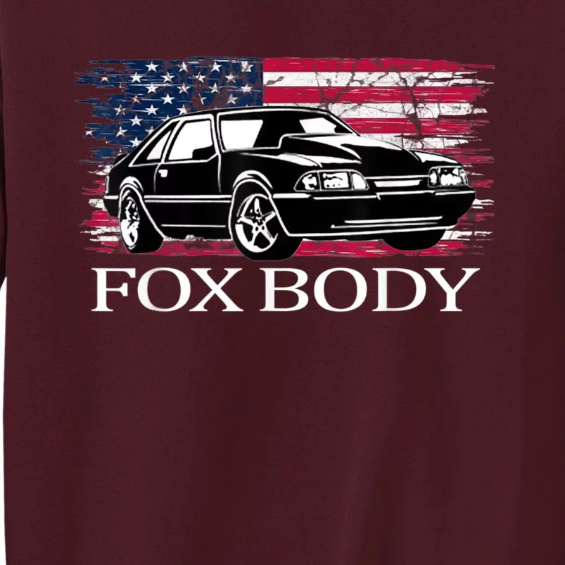 Foxbody 5.0L American Stang Fox Body Muscle Car Tall Sweatshirt