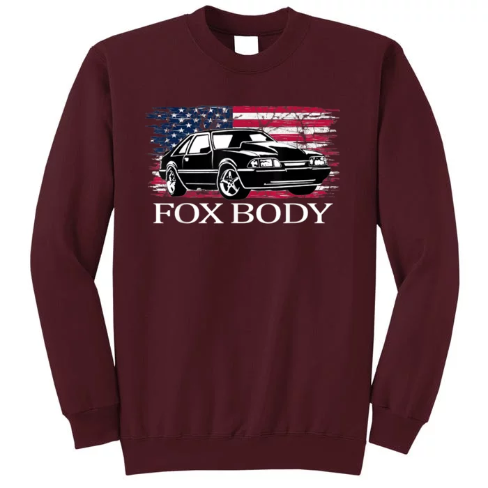 Foxbody 5.0L American Stang Fox Body Muscle Car Tall Sweatshirt