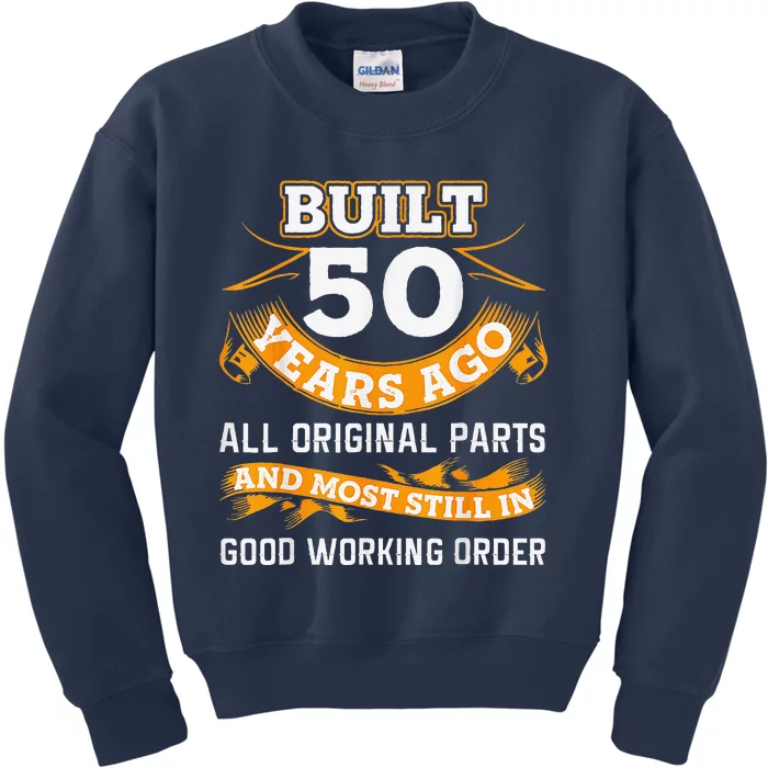 Funny 50th Birthday Shirts 50 Years Old Gifts Kids Sweatshirt