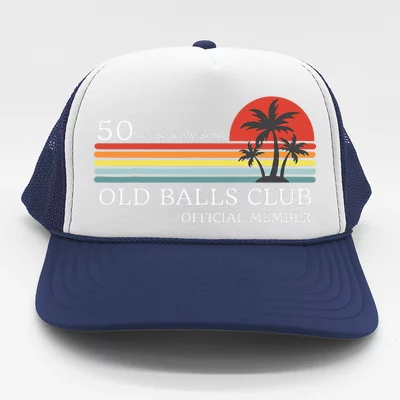 Ofishally 50 Years Old 50th Birthday Fishing Flat Bill Trucker Hat