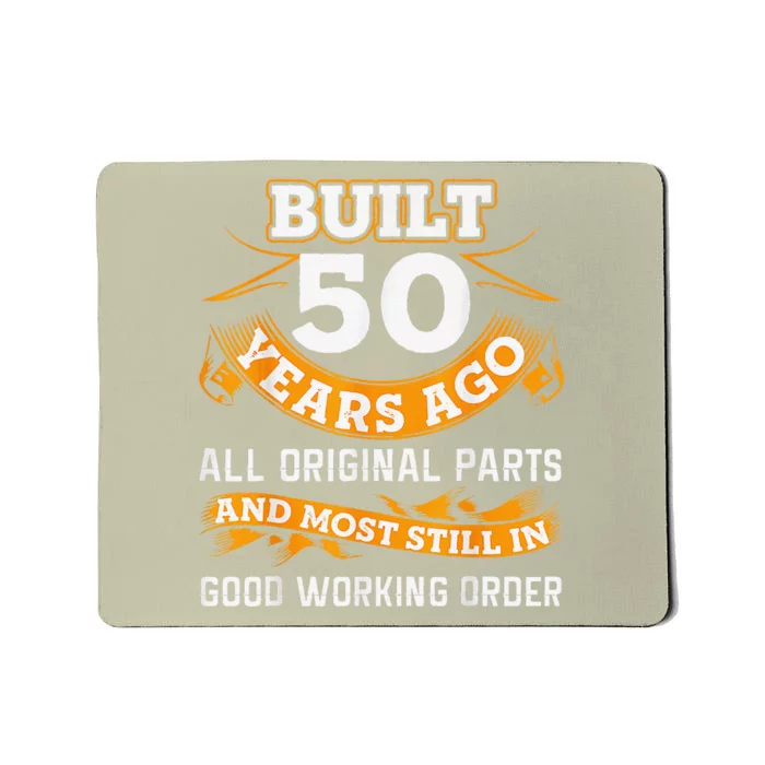 Funny 50th Birthday 50 Years Old Gifts Mousepad