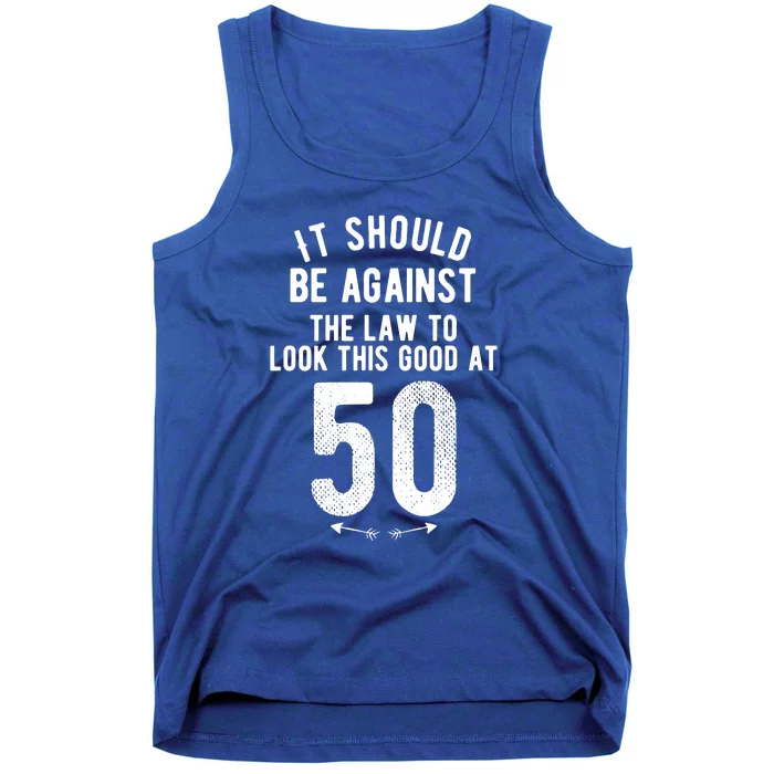 Funny 50th Birthday Gag Gift Idea 50 Year Old Joke Tank Top