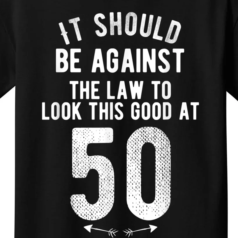 Funny 50th Birthday Gag Gift Idea 50 Year Old Joke Saying Kids T-Shirt